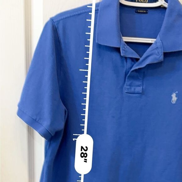 Polo Ralph Lauren Blue Polo Shirt in great condition. Size Medium- 100% cotton - Picture 9 of 9